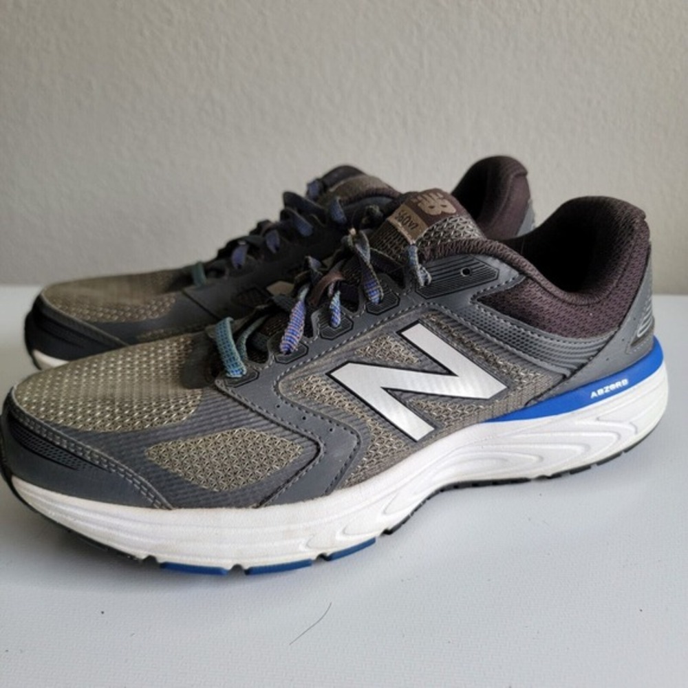 New Balance Mens 560 V7 M560LG7 Gray Running Shoes Sneakers Size‎ 8.5 D